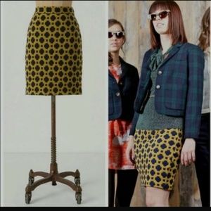 Anthropologie Quilted Pencil Skirt - 6